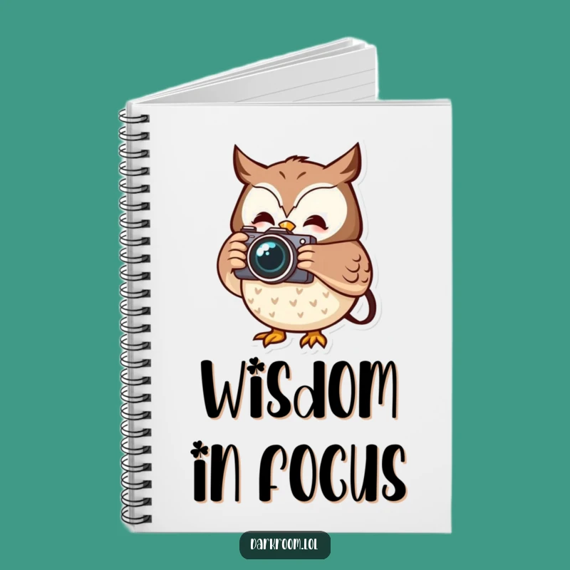 Funny Owl Photographer Notebook: Cheerful Camera Moment Journal Gift